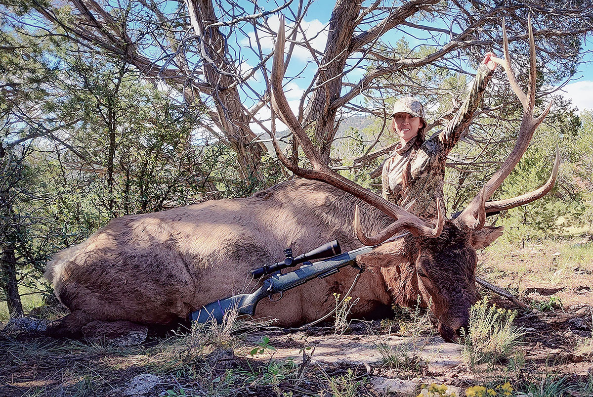 The highlight of this rifle’s story is being taken on a remarkable Arizona early bull elk hunt. The cartridge and bullet did not disappoint, offering exceptional terminal performance and external ballistics.